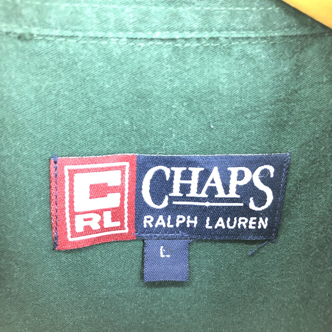 90'S Ralph Lauren CHAPS long sleeve button down shirt men's size L vintage /eaa464593