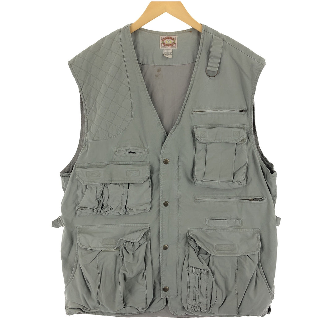 80'S Banana Republic Old Tag Hunting Vest Men's L Vintage /eaa464634