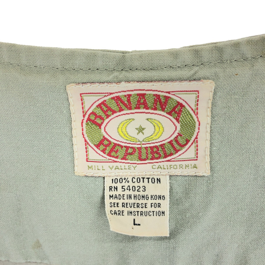 80'S Banana Republic Old Tag Hunting Vest Men's L Vintage /eaa464634