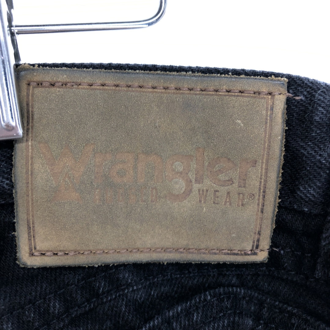 Wrangler Black Denim Straight Denim Pants Men's W34 / eaa464724