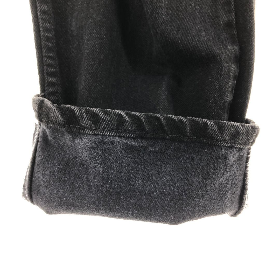 Wrangler Black Denim Straight Denim Pants Men's W34 unknown black type Vintage Second Hand