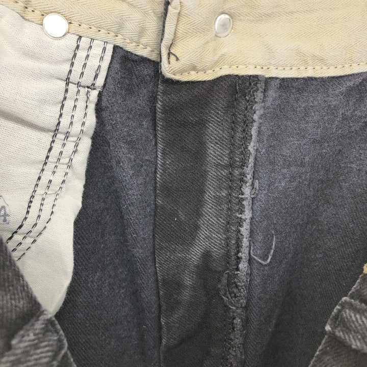 Wrangler Black Denim Straight Denim Pants Men's W34 unknown black type Vintage Second Hand