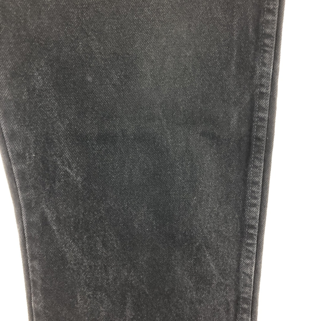 Wrangler REGULAR FIT Black Denim Straight Denim Pants Men's w34 cotton black type Vintage Second Hand