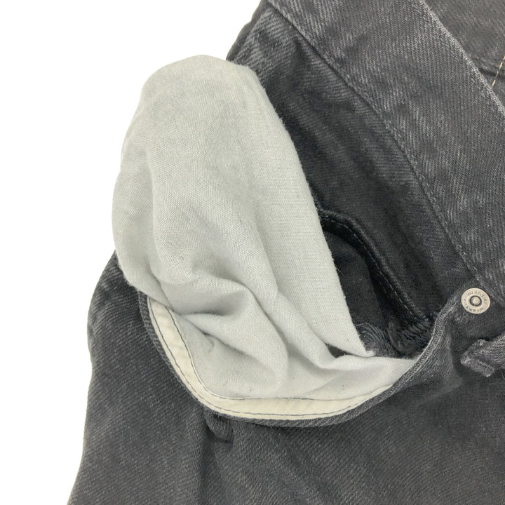 Wrangler REGULAR FIT Black Denim Straight Denim Pants Men's w34 cotton black type Vintage Second Hand