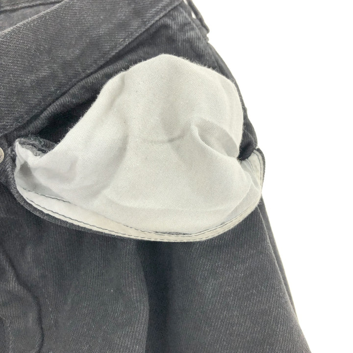 Wrangler REGULAR FIT Black Denim Straight Denim Pants Men's w34 cotton black type Vintage Second Hand