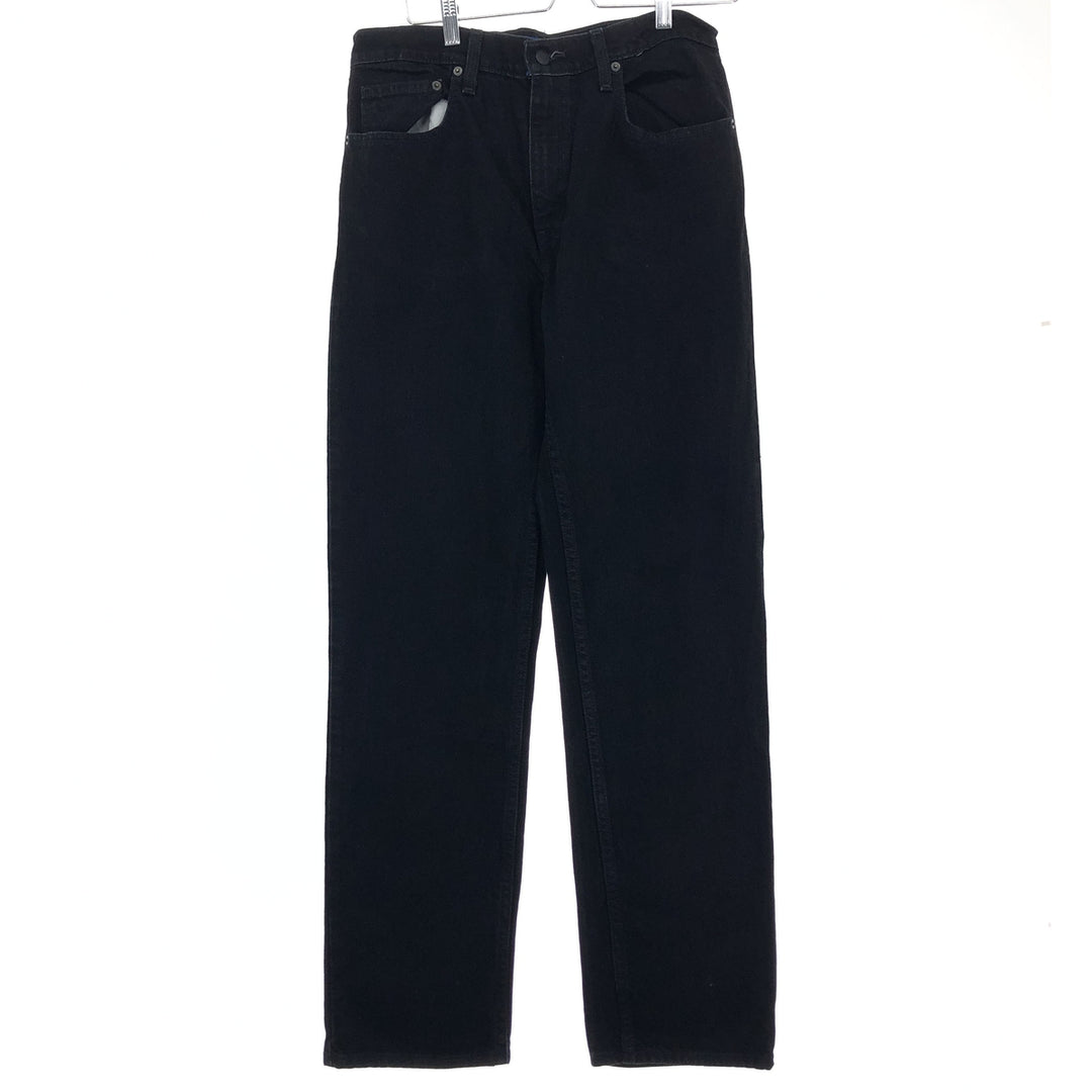 ARIZONA JEAN CO Black Denim Straight Denim Pants Men's w34 cotton black type Vintage Second Hand