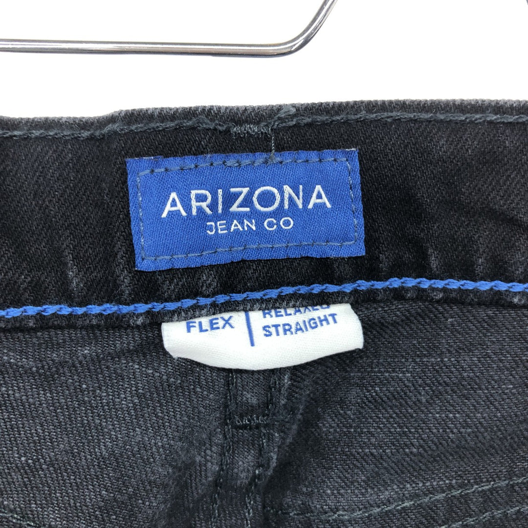 ARIZONA JEAN CO Black Denim Straight Denim Pants Men's w34 cotton black type Vintage Second Hand