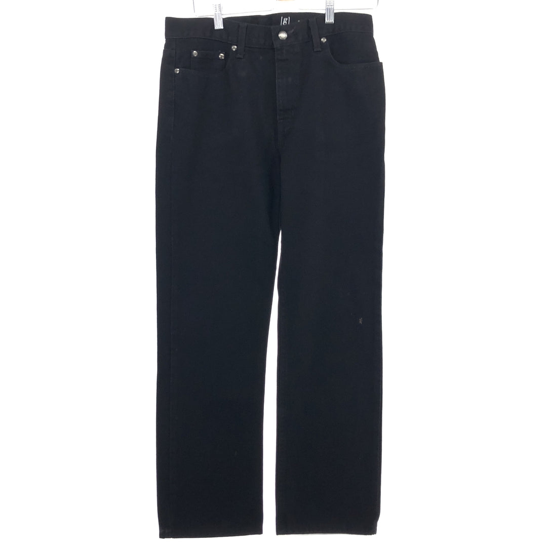 GEORGE Black Denim Straight Denim Pants Men's w33 unknown black type Vintage Second Hand