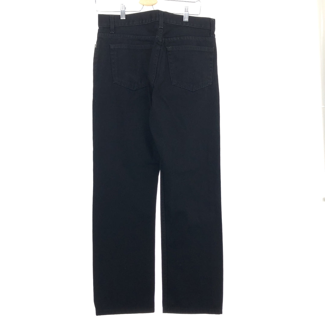 GEORGE Black Denim Straight Denim Pants Men's w33 unknown black type Vintage Second Hand
