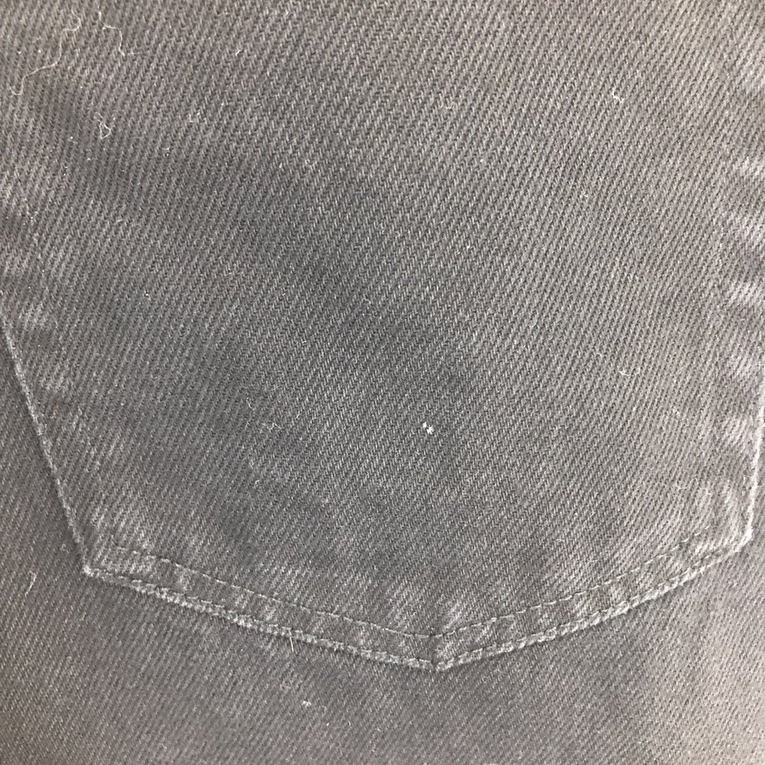 GEORGE Black Denim Straight Denim Pants Men's w33 unknown black type Vintage Second Hand