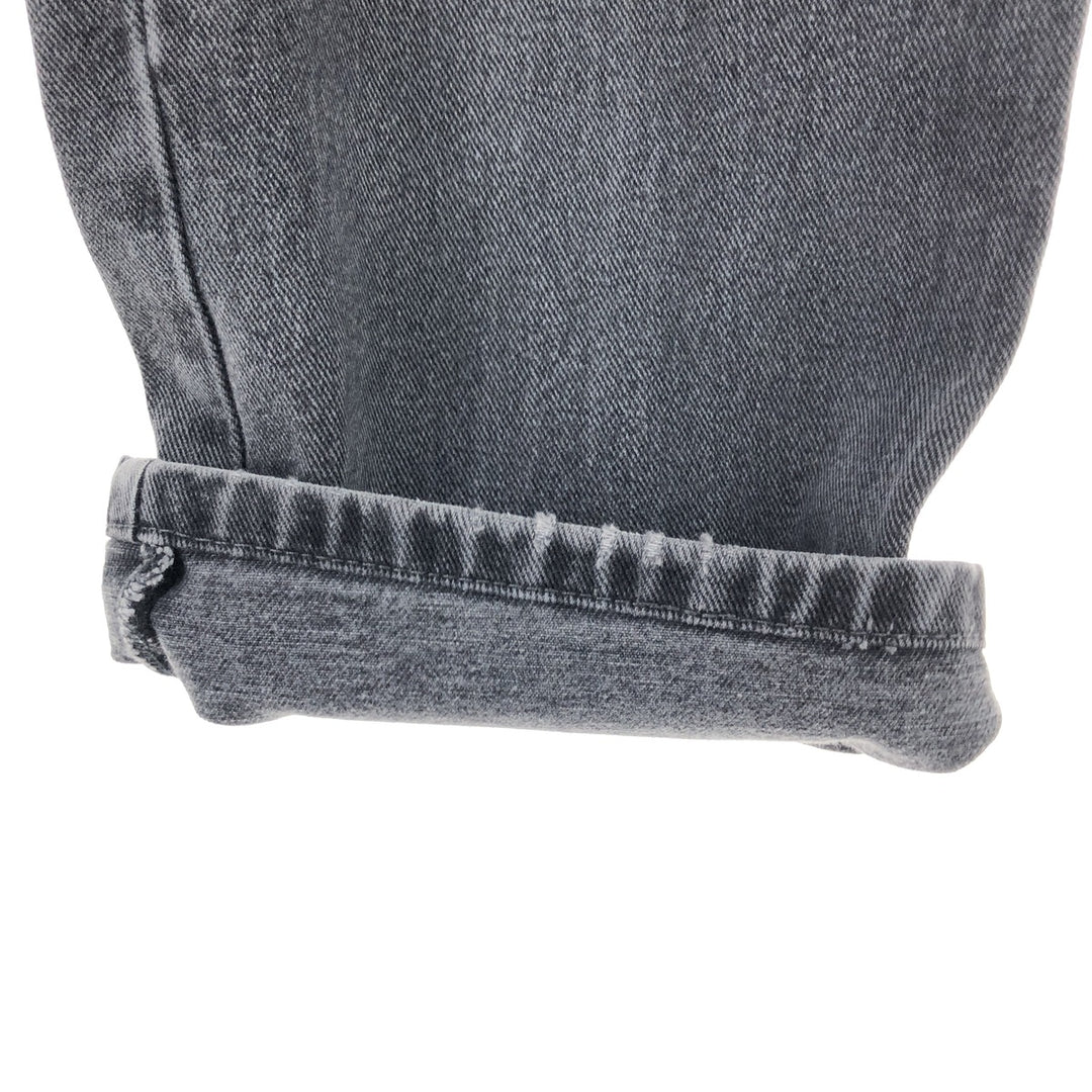 URBAN UP Black Denim Straight Denim Pants Men's w37 cotton black type Vintage Second Hand