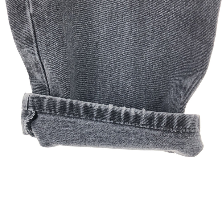 URBAN UP Black Denim Straight Denim Pants Men's w37 cotton black type Vintage Second Hand