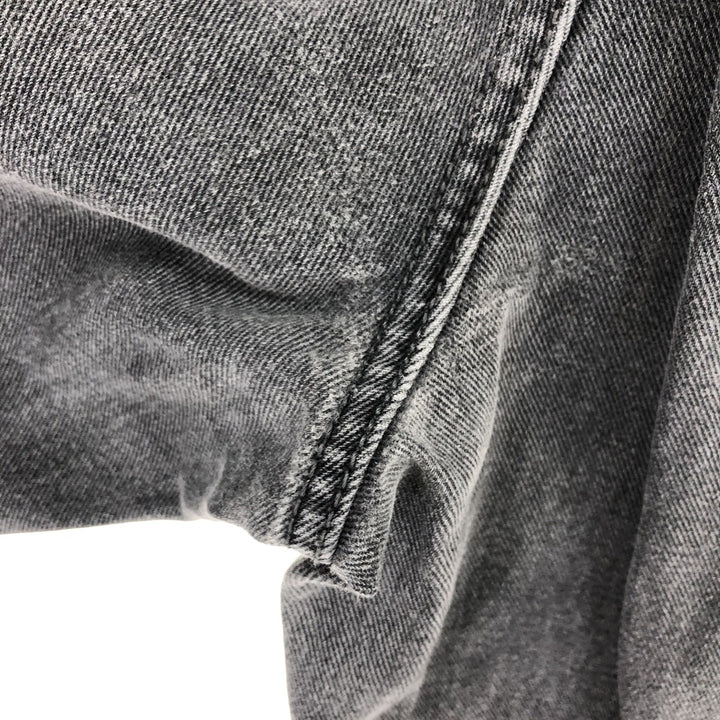 URBAN UP Black Denim Straight Denim Pants Men's w37 cotton black type Vintage Second Hand