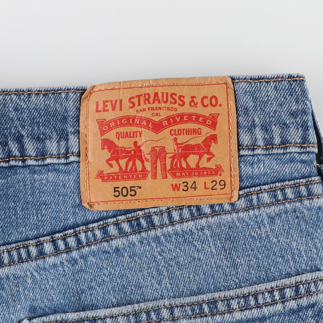 Levi's 505 tapered denim pants for men, w34 / eaa464732