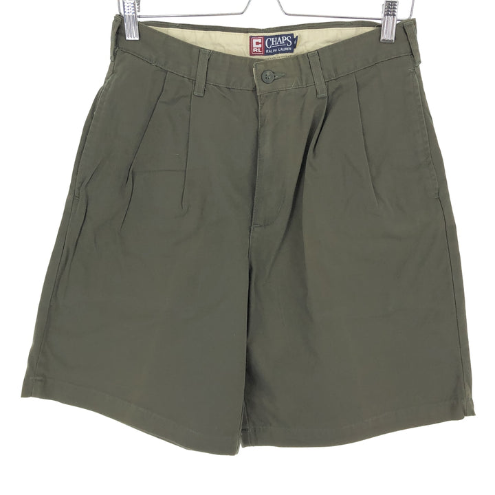 90'S Ralph Lauren CHAPS Two-pleat Chino Shorts Shorts Men's W31 Vintage / eaa464751