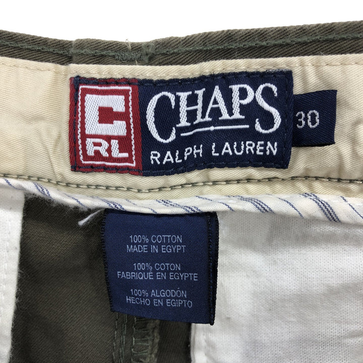 90'S Ralph Lauren CHAPS Two-pleat Chino Shorts Shorts Men's W31 Vintage / eaa464751