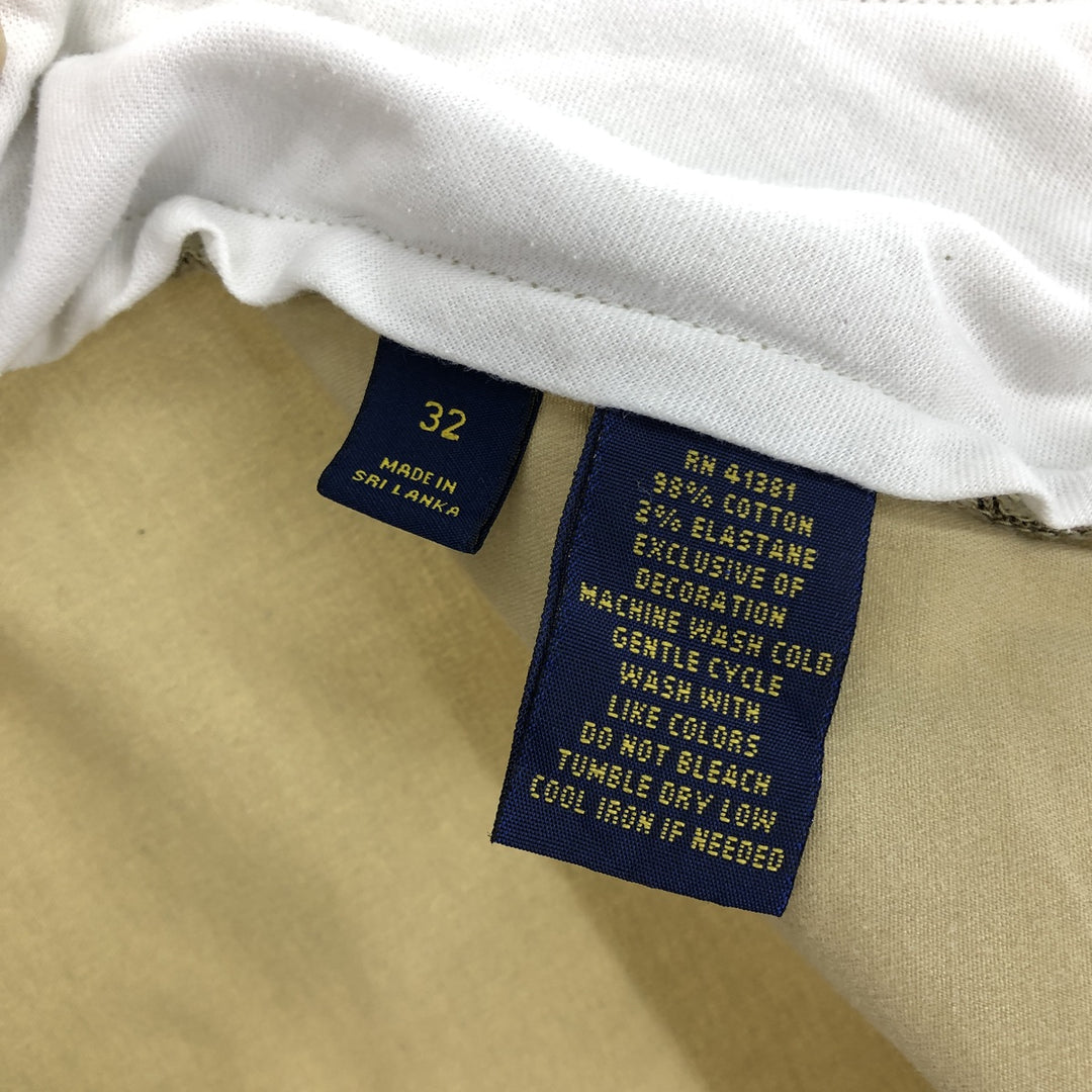 Ralph Lauren POLO GOLF COTTON TWILL WITH STRETCH Chino Shorts Shorts Men's w34 cotton Beige type Vintage Second Hand