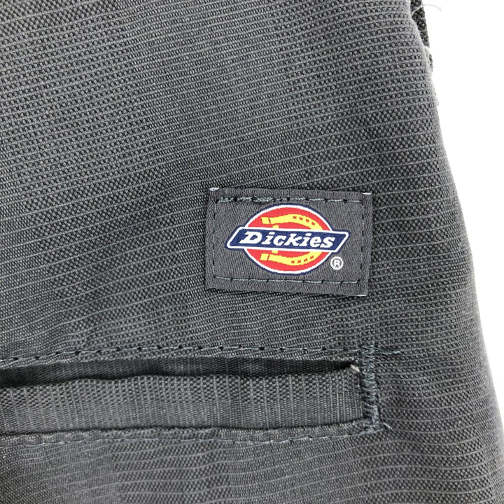 Dickies Check Pattern Work Shorts, Half Pants, Men's, W34 polyester gray type Vintage Second Hand