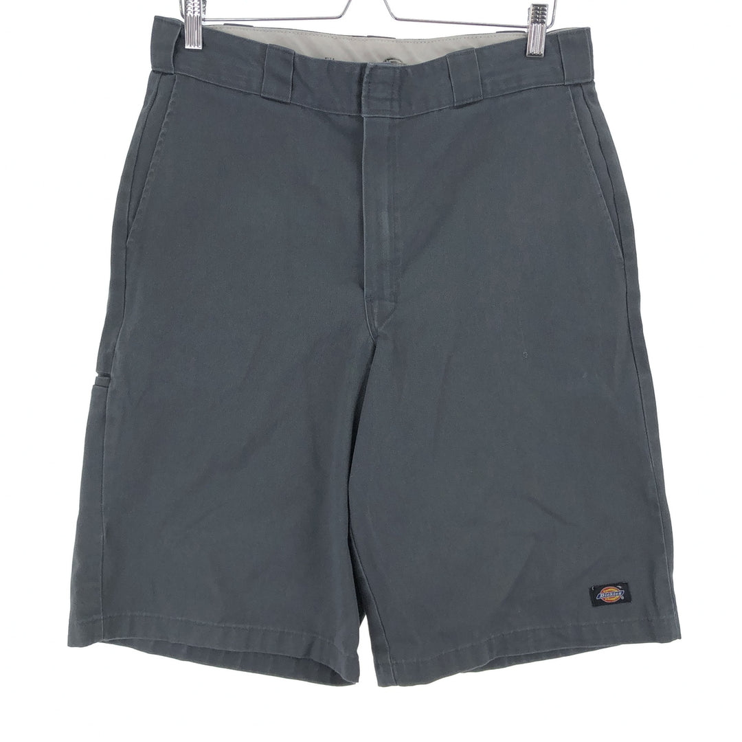 Dickies Loose Fit Work Shorts, Half Pants, Men's, W34 polyester gray type Vintage Second Hand