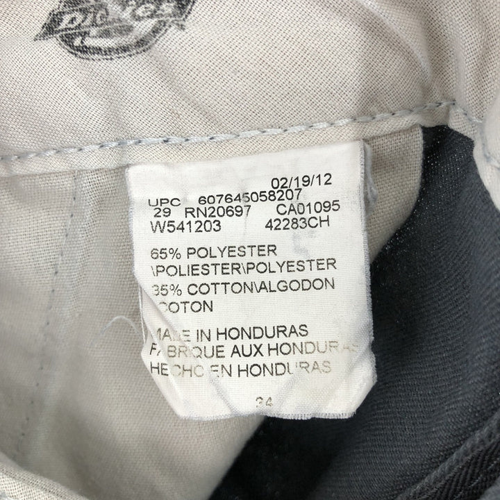 Dickies Loose Fit Work Shorts, Half Pants, Men's, W34 polyester gray type Vintage Second Hand