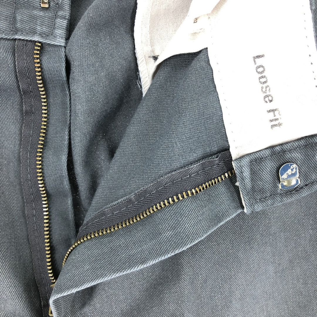 Dickies Loose Fit Work Shorts, Half Pants, Men's, W34 polyester gray type Vintage Second Hand