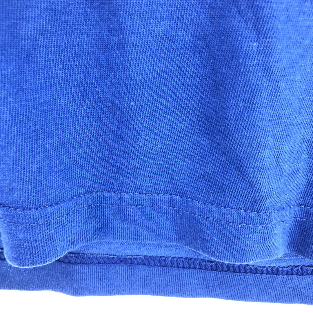 00'S adidas One Point Logo T-Shirt Men's L cotton blue type Vintage Second Hand