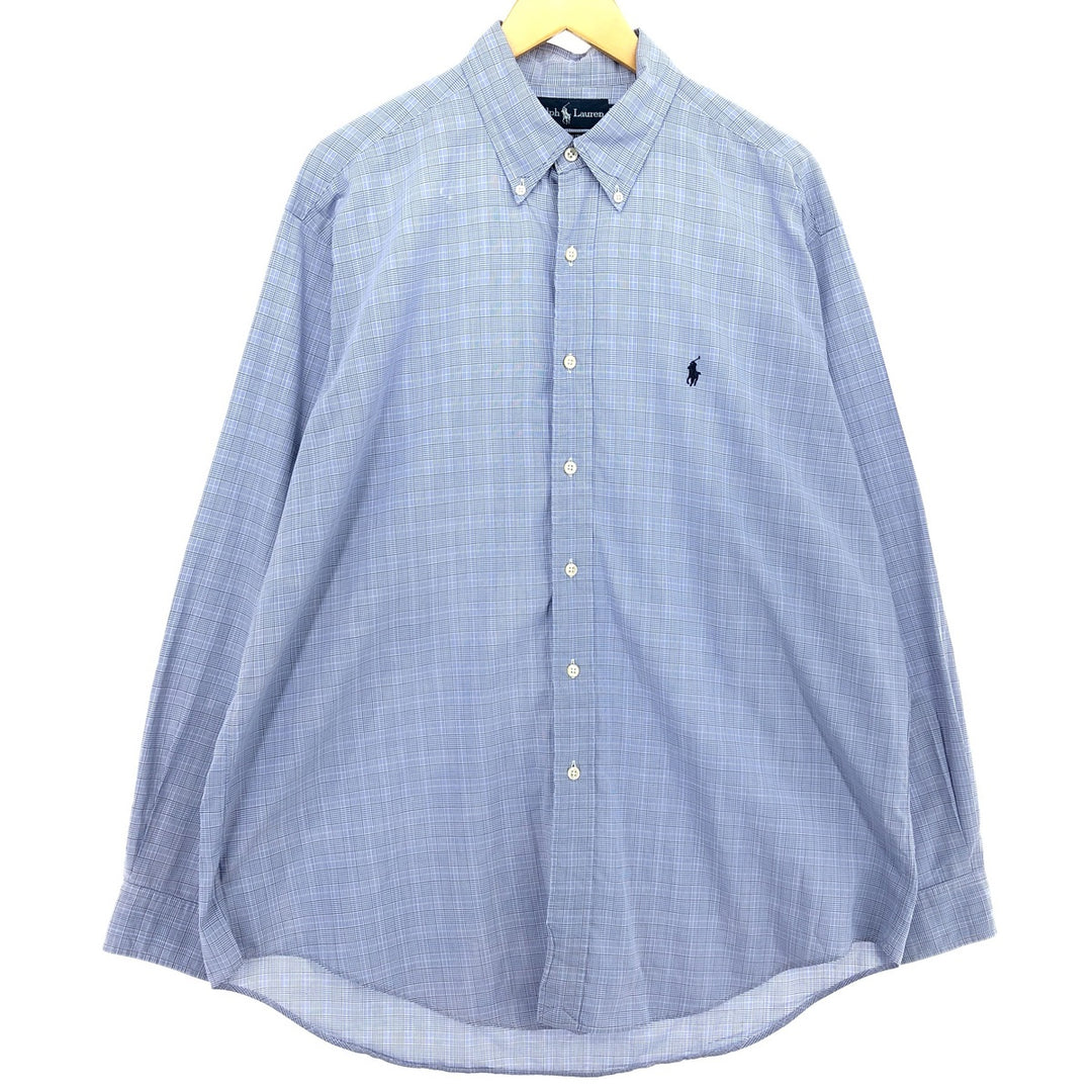 Ralph Lauren YARMOUTH Long Sleeve Button Down Check Shirt Men's XL /eaa464841