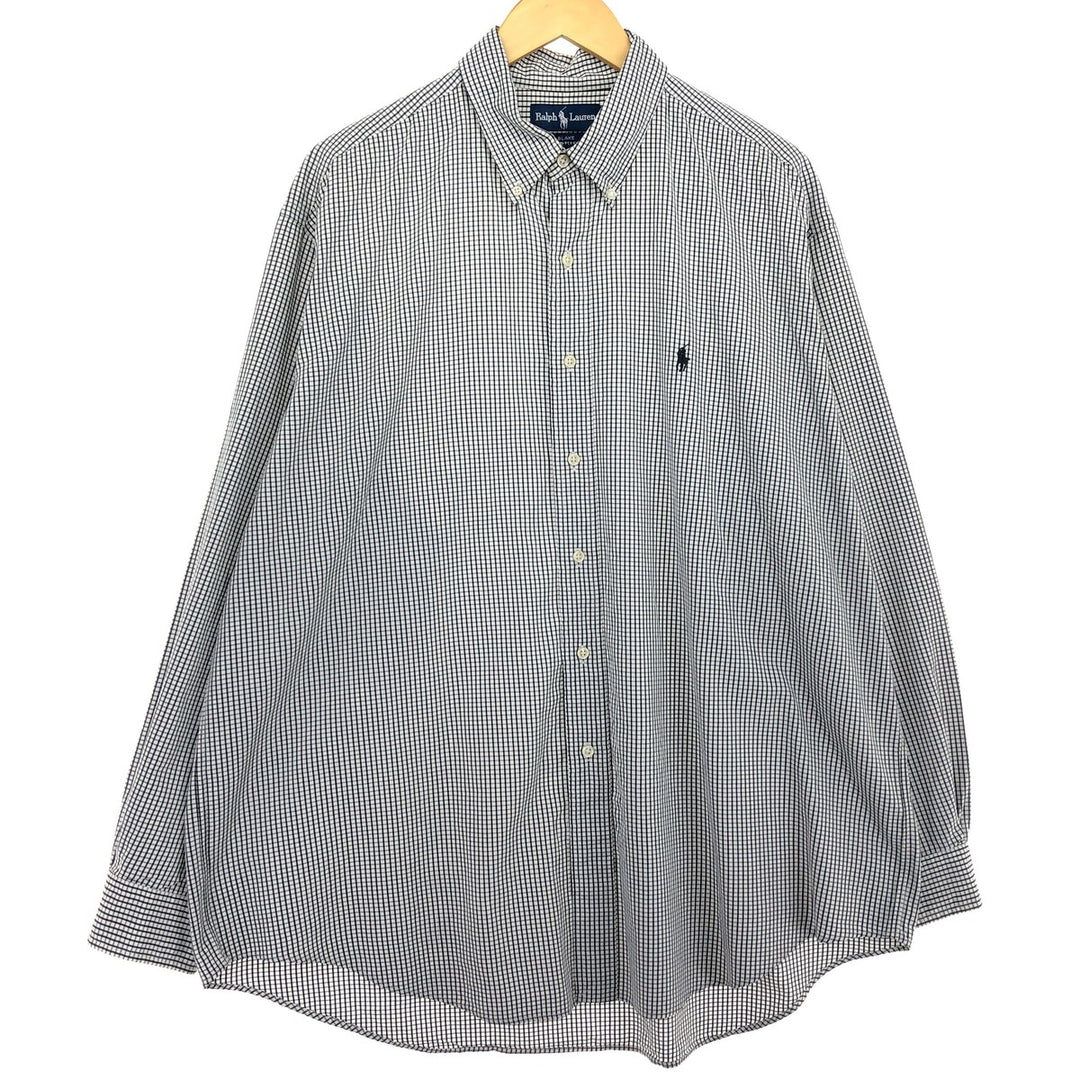 Ralph Lauren POLO by Ralph Lauren Long Sleeve Button Down Check Shirt Men's XL /eaa464842