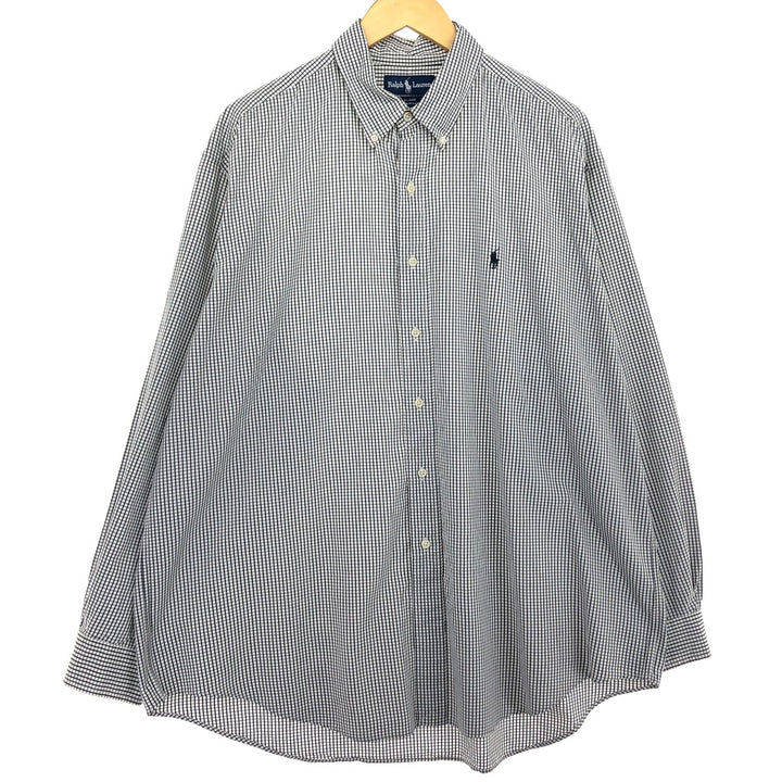 Ralph Lauren POLO by Ralph Lauren Long Sleeve Button Down Check Shirt Men's XL /eaa464842