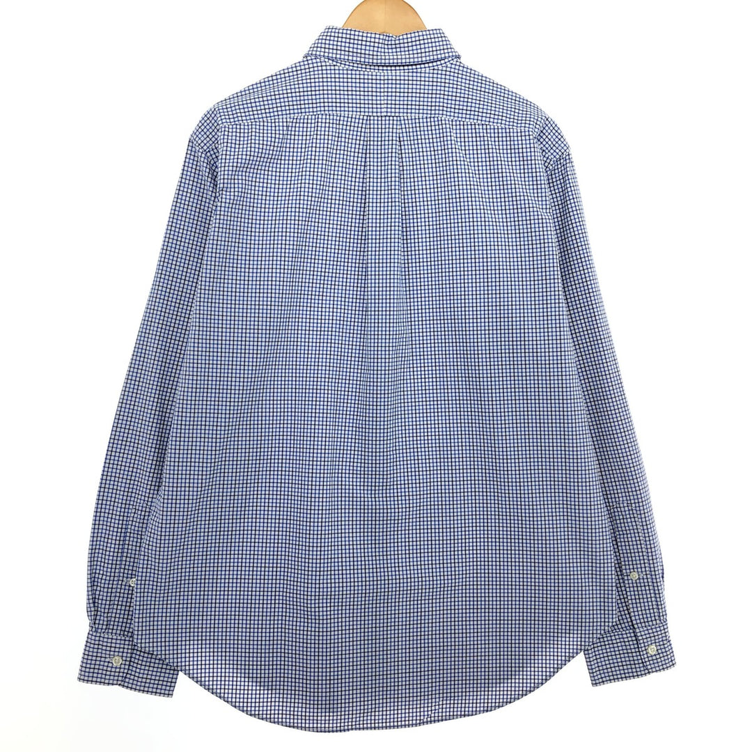 Ralph Lauren Classic Fit Long Sleeve Button Down Check Shirt Men's L /eaa464844