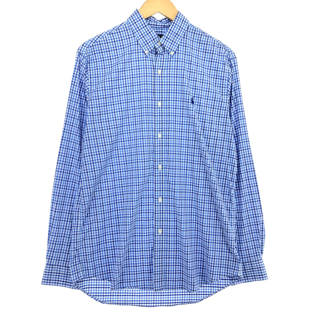 Ralph Lauren POLO Ralph Lauren Long Sleeve Button Down Check Shirt Men's M /eaa464845