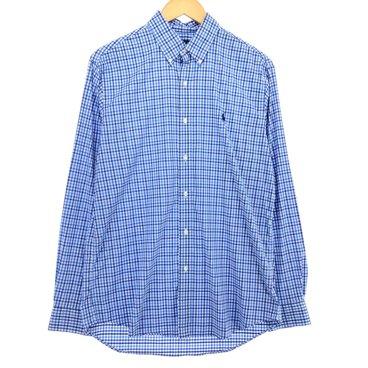 Ralph Lauren POLO Ralph Lauren Long Sleeve Button Down Check Shirt Men's M /eaa464845