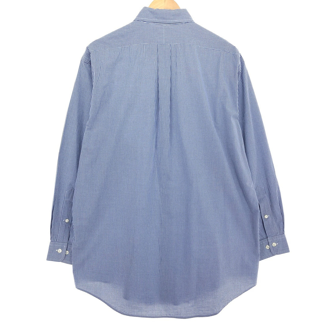 Ralph Lauren YARMOUTH Long Sleeve Button Down Check Shirt Men's XL /eaa464846