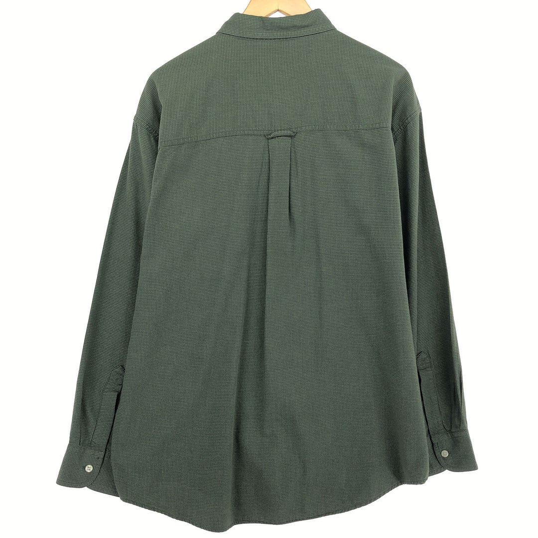 90'S Ralph Lauren CHAPS Long Sleeve Button Down Check Shirt Men's L Vintage /eaa464847