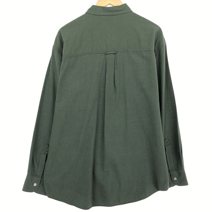 90'S Ralph Lauren CHAPS Long Sleeve Button Down Check Shirt Men's L Vintage /eaa464847