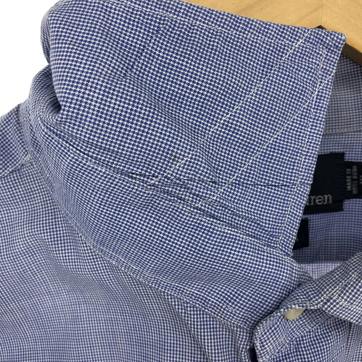 Ralph Lauren POLO by Ralph Lauren Long Sleeve Cotton Check Shirt Men's XL /eaa464853