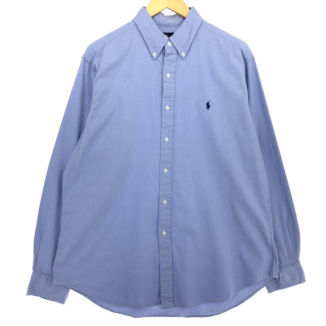 Ralph Lauren Classic Fit Houndstooth Pattern Long Sleeve Button Down Shirt Men's XL /eaa464854