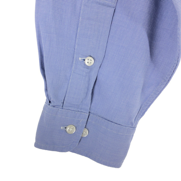 Ralph Lauren Classic Fit Houndstooth Pattern Long Sleeve Button Down Shirt Men's XL /eaa464854