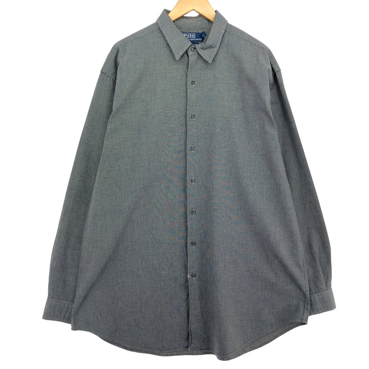 Ralph Lauren POLO by Ralph Lauren Long Sleeve Cotton Check Shirt Men's XXL /eaa464855