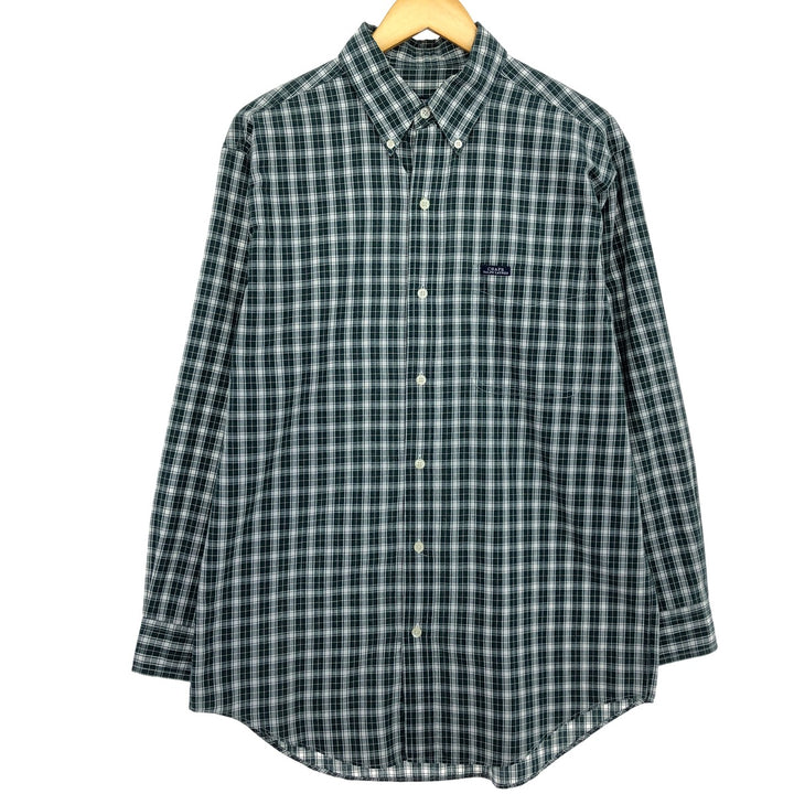 90'S Ralph Lauren CHAPS Long Sleeve Button Down Check Shirt Men's L Vintage /eaa464856