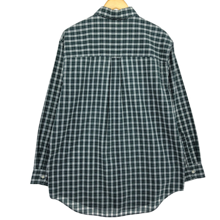 90'S Ralph Lauren CHAPS Long Sleeve Button Down Check Shirt Men's L Vintage /eaa464856