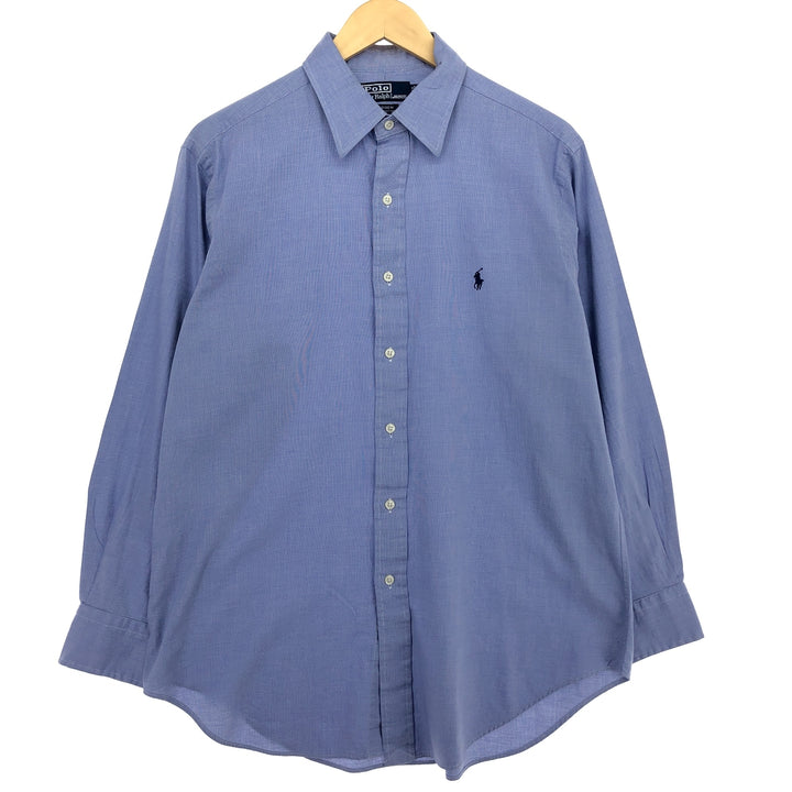 Ralph Lauren POLO by Ralph Lauren Houndstooth Pattern Long Sleeve Cotton Shirt Men's XL /eaa464857