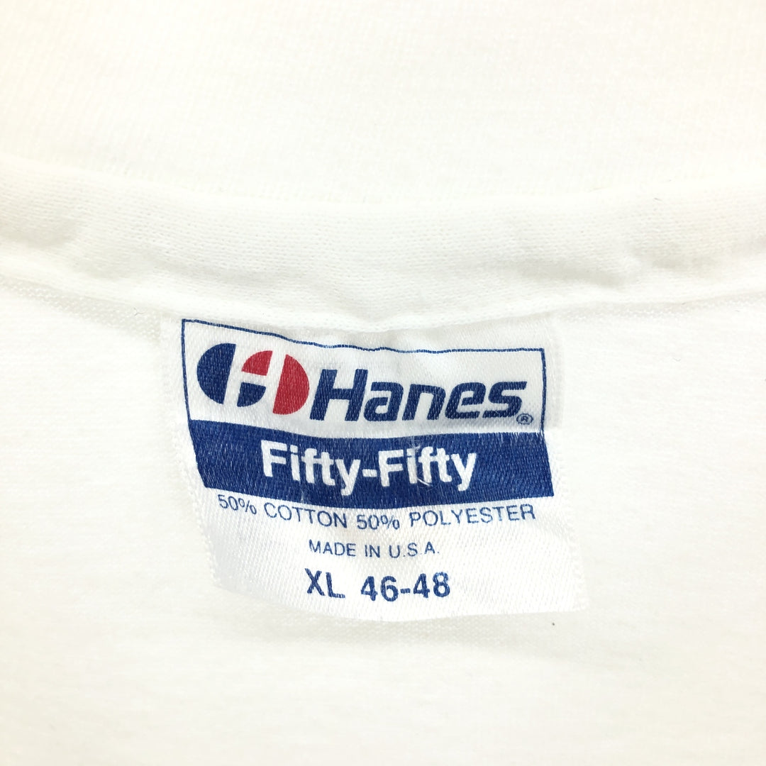 80'S Hanes Fifty-Fifty Blue Tag Sheep Pattern Animal T-Shirt Made in USA Men's XL Vintage /eaa464879