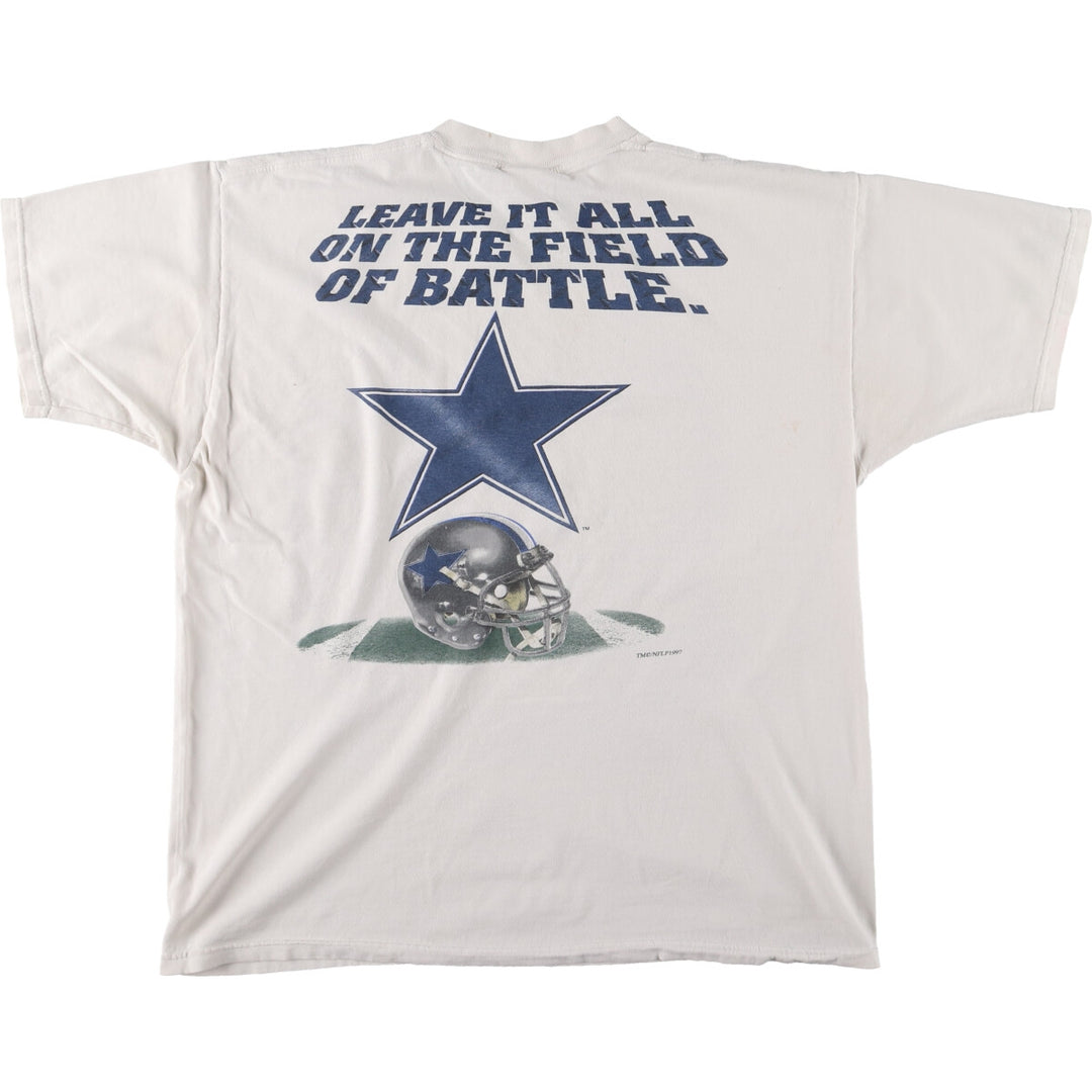 90'S College Concepts NFL Dallas Cowboys Logo Print T-Shirt Men's XL /eaa464909