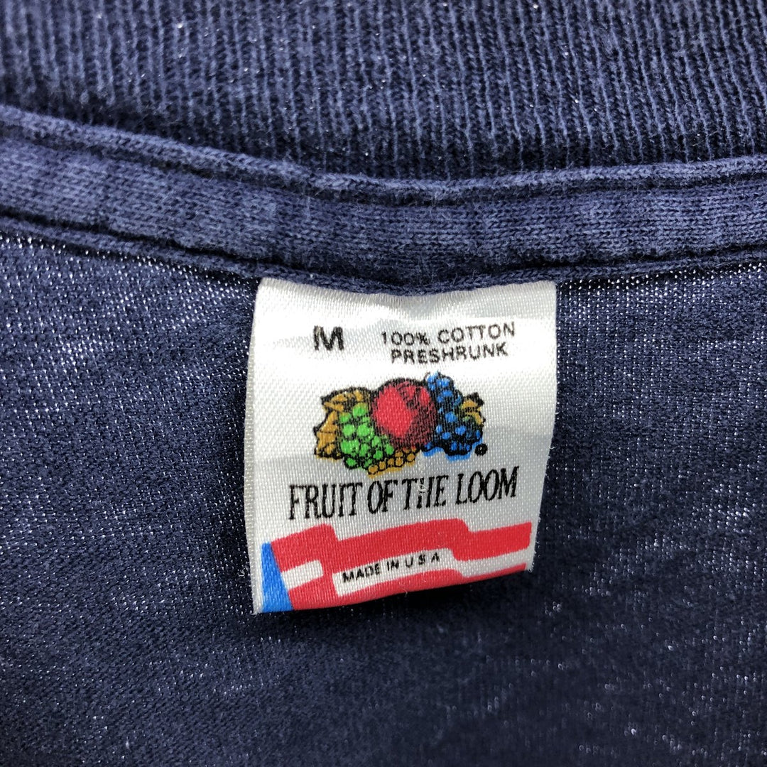 90'S Fruit of the Loom plain pocket T-shirt made in the USA, men's size M, vintage /eaa464922