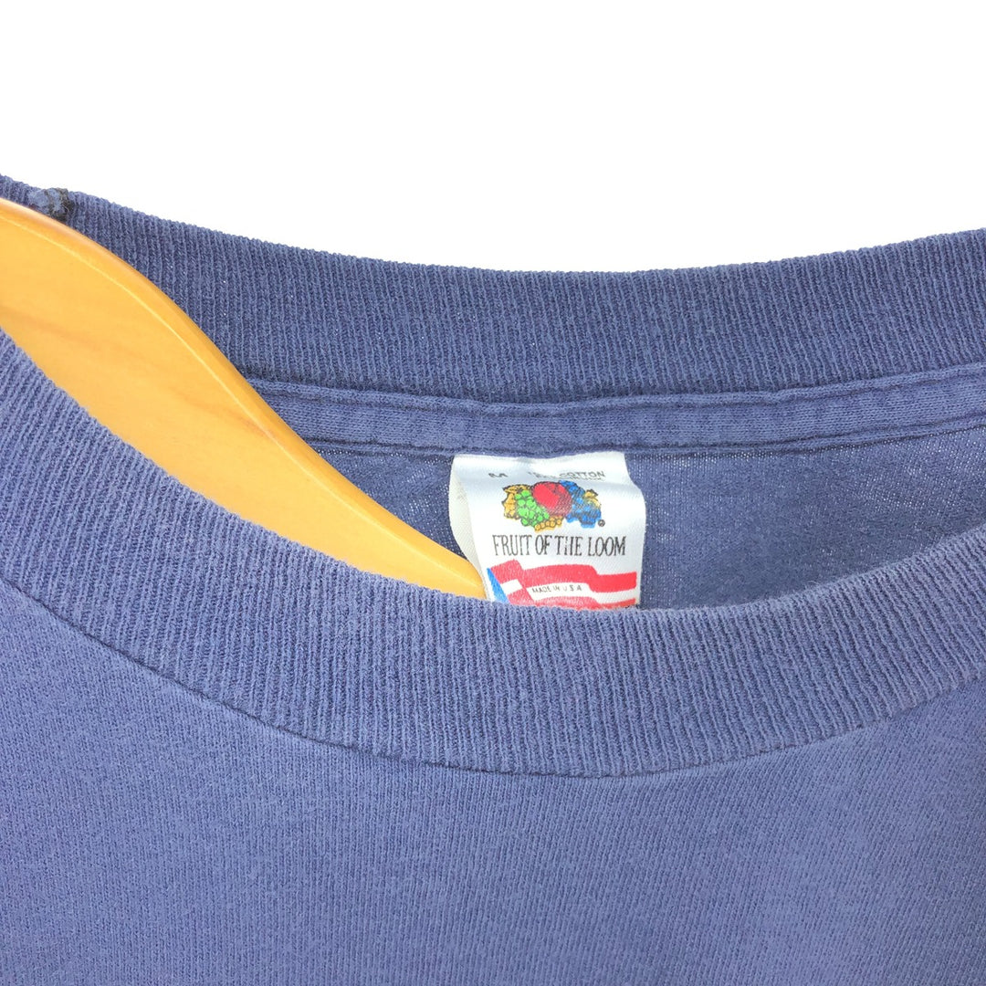 90'S Fruit of the Loom plain pocket T-shirt made in the USA, men's size M, vintage /eaa464922