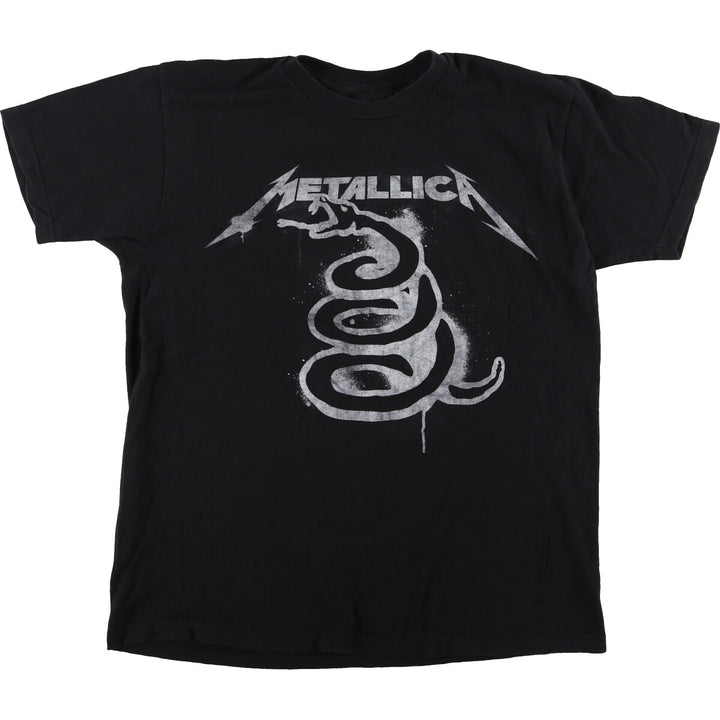 Metallica Print Band T-Shirt, Band Tee, Men's L /eaa464956