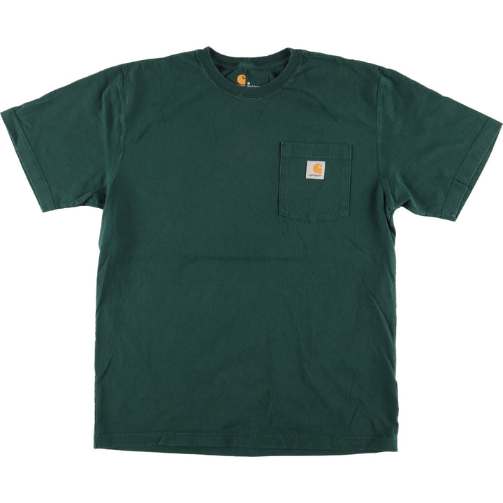 Carhartt ORIGINAL FIT short sleeve one point logo pocket T-shirt Men's M /eaa464973