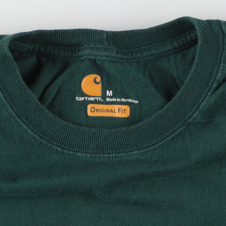 Carhartt ORIGINAL FIT short sleeve one point logo pocket T-shirt Men's M /eaa464973