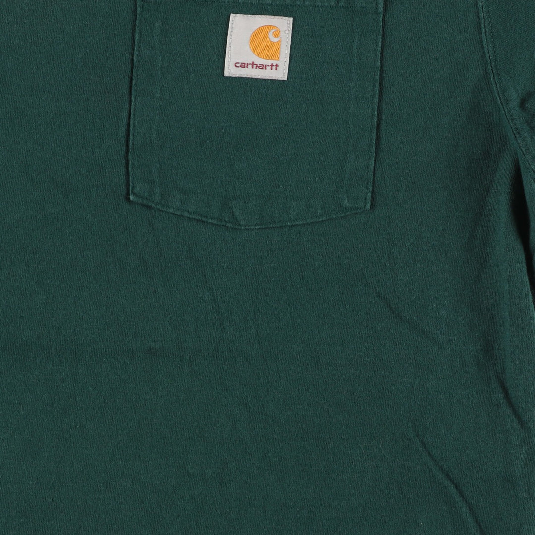 Carhartt ORIGINAL FIT short sleeve one point logo pocket T-shirt Men's M /eaa464973